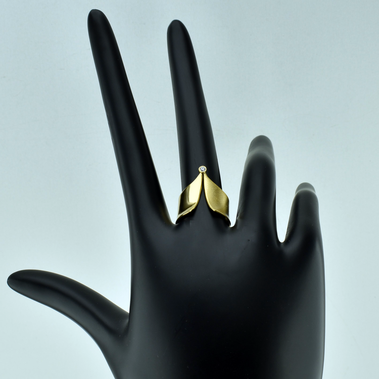 Silver 925 Gold Plated Ring