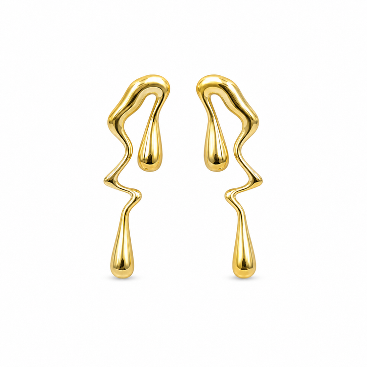 LIQUID GOLD — ΣΚΟΥΛΑΡΙΚΙΑ ΑΣΗΜΙ 925 ΜΕ ΕΠΙΧΡΥΣΩΣΗ 18Κ