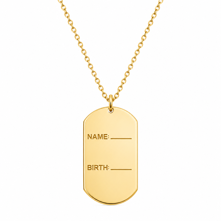DOG TAG — ΚΟΛΙΕ ΤΑΥΤΟΤΗΤΑ ΜΕ ΧΑΡΑΞΗ LASER