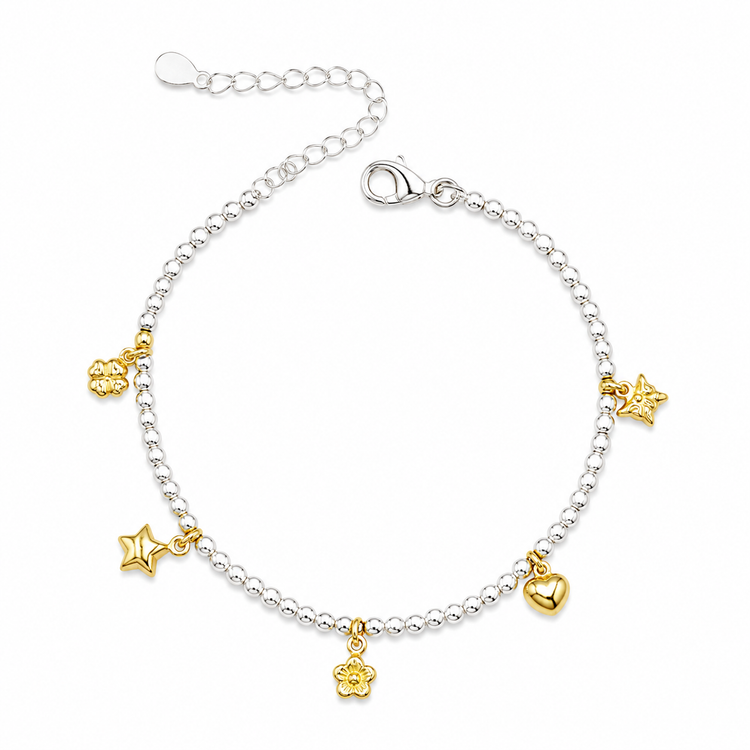 CHARMS — ΒΡΑΧΙΟΛΙ ΔΙΧΡΩΜΟ ΜΕ CHARMS