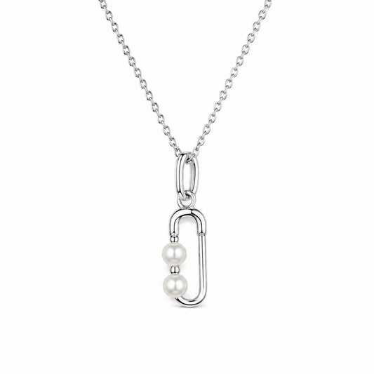 SAFETY PEARL — ΚΟΛΙΕ ΑΣΗΜΙ 925 ΠΑΡΑΜΑΝΑ ΦΥΣΙΚΑ ΜΑΡΓΑΡΙΤΑΡΙΑ