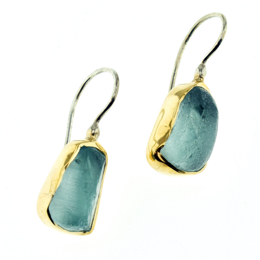 Handmade Aquamarine Earrings
