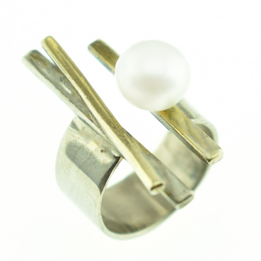 Freshwater Pearl Silver 925 Ring