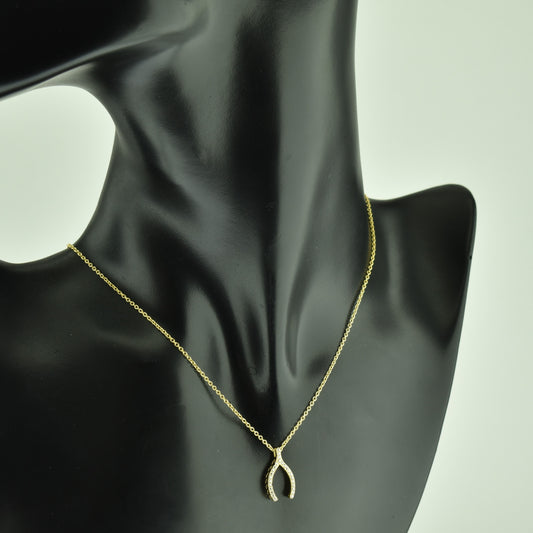 Silver 925 Wishbone Pendant