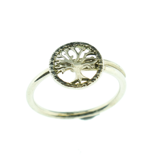 Silver 925 Tree of Life Ring