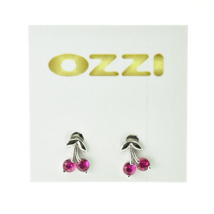 Silver 925 Cherry Earrings