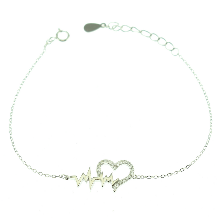 Silver 925 Heart Bracelet