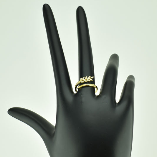 Silver 925 Leaf Ring