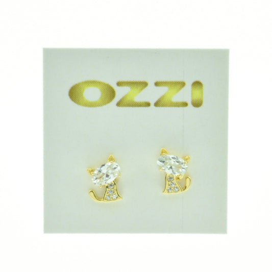 Silver 925 Cat Earrings