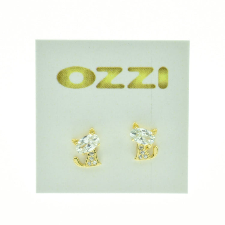 Silver 925 Cat Earrings