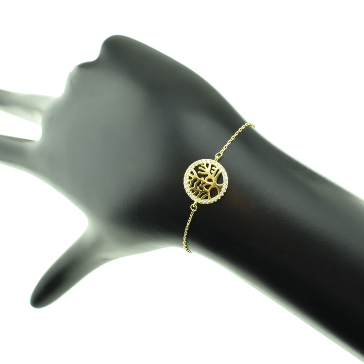Silver Tree of Life Bracelet