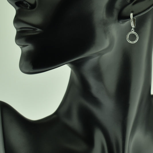 Ασημένια Σκουλαρίκια Ozzi