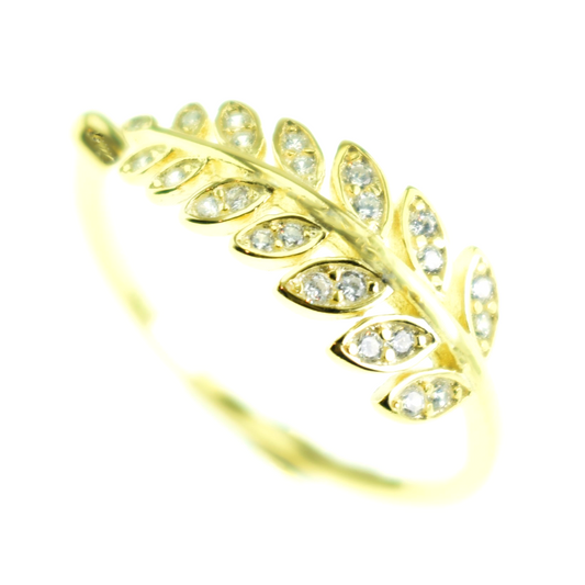 Silver 925 Leaf Ring