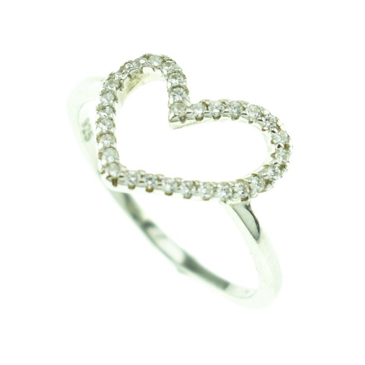 Silver 925 Heart Ring