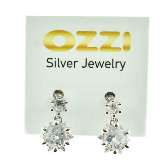 Silver 925 Zirconia Earrings