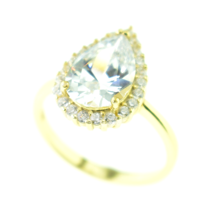 Silver 925 Drop Ring