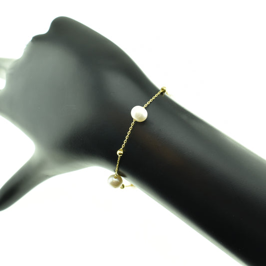 Silver 925 Freshwater Pearl Bracelet