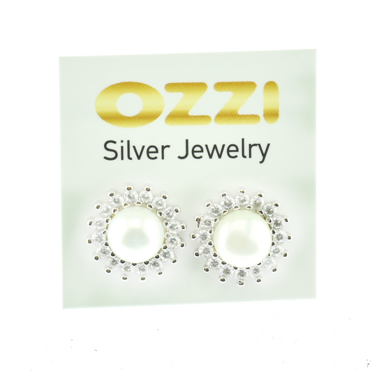 Silver 925 Freshwater Pearl Earrings