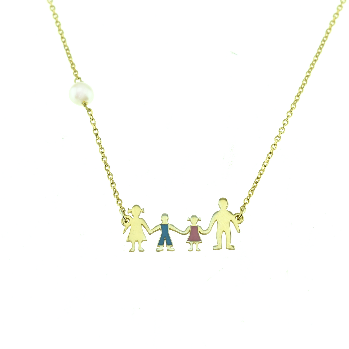 Silver 925 Family Necklace