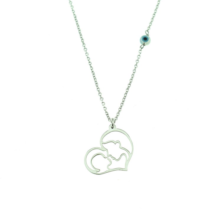 Silver 925 Mother - Child Necklace