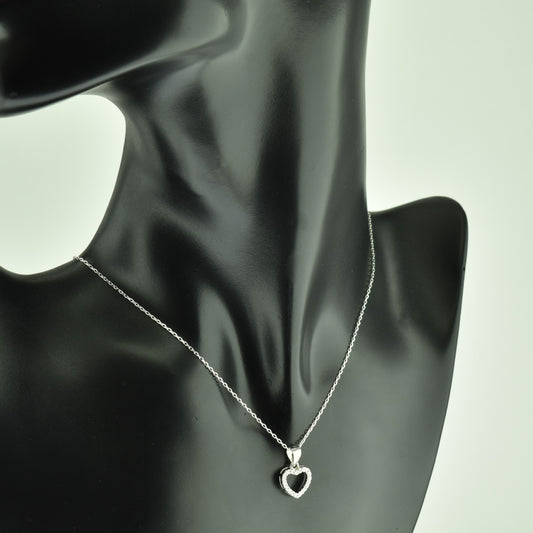 NEVOR — ΑΣΗΜΕΝΙΟ ΚΟΛΙΕ ΜΕ ΑΝΟΙΧΤΗ ΚΑΡΔΙΑ & ΛΕΥΚΑ ΖΙΡΚΟΝ