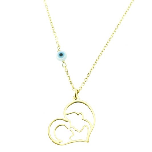 Silver 925 Mother - Child Pendant