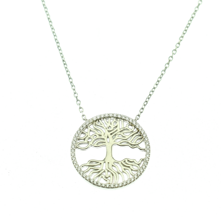 Silver 925 Tree of Life Necklace