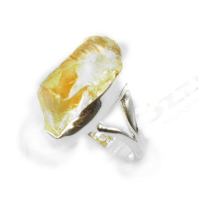 CAIRA – ΔΑΧΤΥΛΙΔΙ ΜΕ CITRINE ΣΕ ΑΣΗΜΙ 925