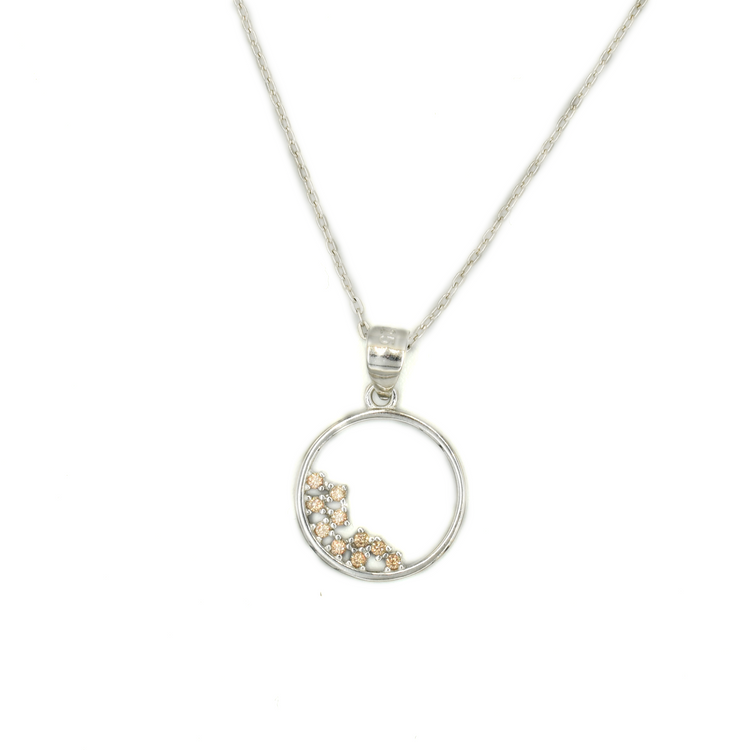 ORABEL — ΑΣΗΜΕΝΙΟ ΚΟΛΙΕ ΜΕ ΚΥΚΛΟ ΚΑΙ ΖΙΡΚΟΝ