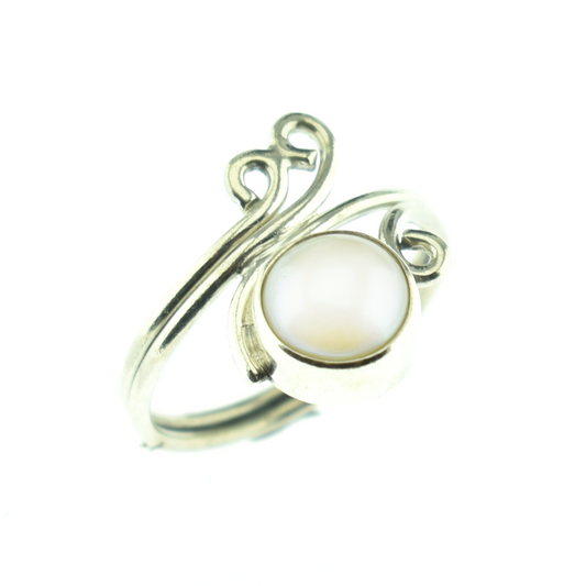 Silver 925 Freshwater Pearl Ring