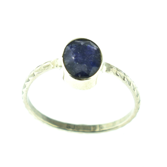 Silver 925 Lapis Lazuli Ring