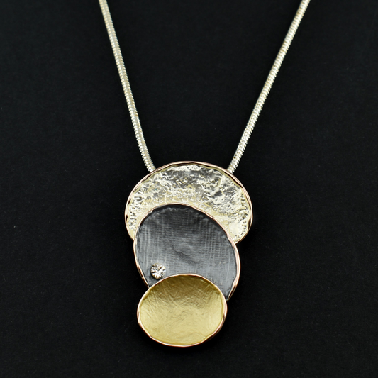 Handmade Triple Color Necklace