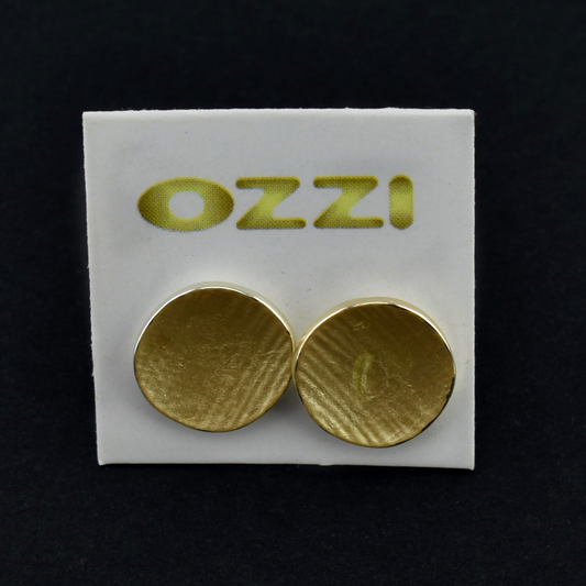 Handmade Button Earrings