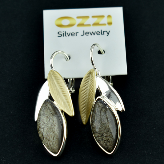 Handmade Leaf Earrings