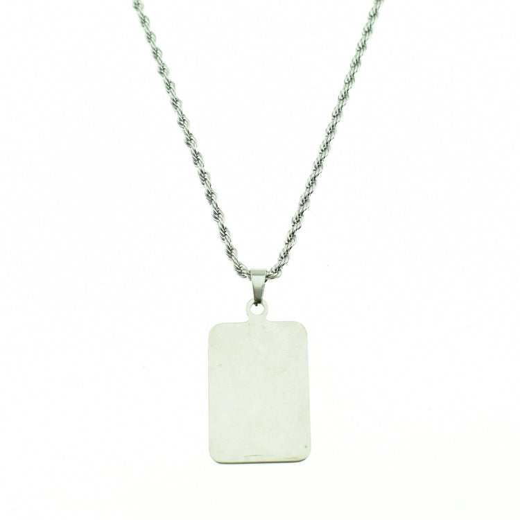 Men Tag Necklace