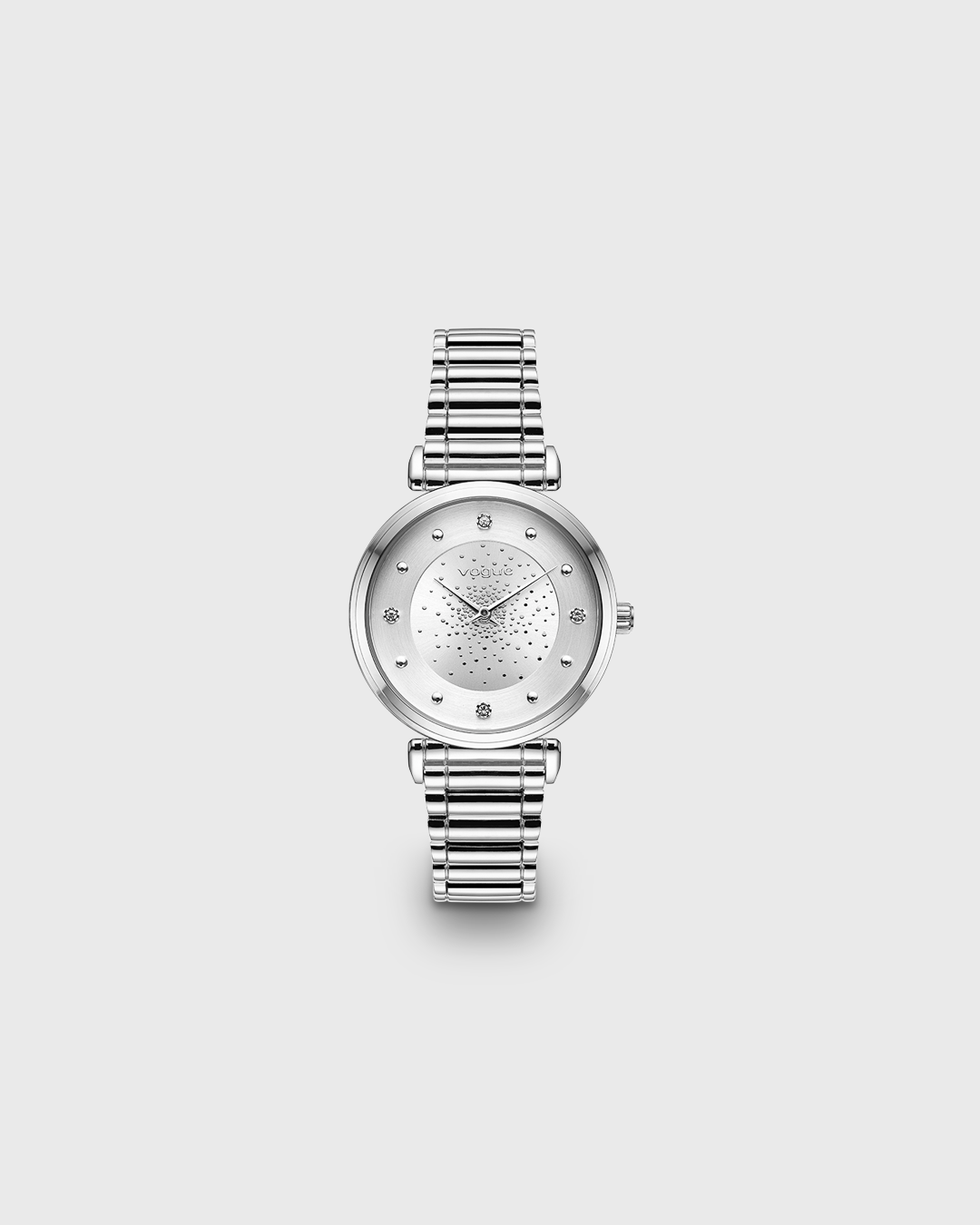 VOGUE BIND — ΓΥΝΑΙΚΕΙΟ ΡΟΛΟΙ QUARTZ ΜΕ ΑΣΗΜΙ ΚΑΝΤΡΑΝ ΚΑΙ ΖΙΡΓΚΟΝ