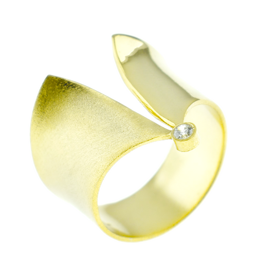 Silver 925 Gold Plated Ring