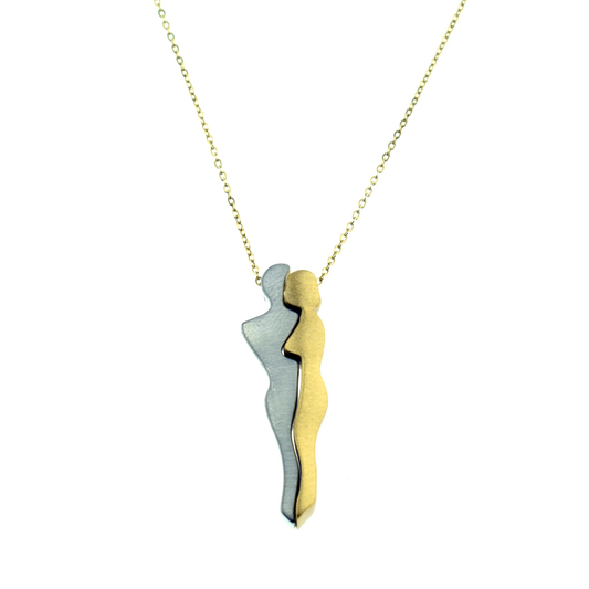 Silver 925 Couple Necklace