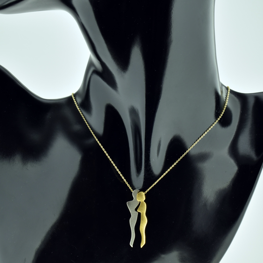 Silver 925 Couple Necklace
