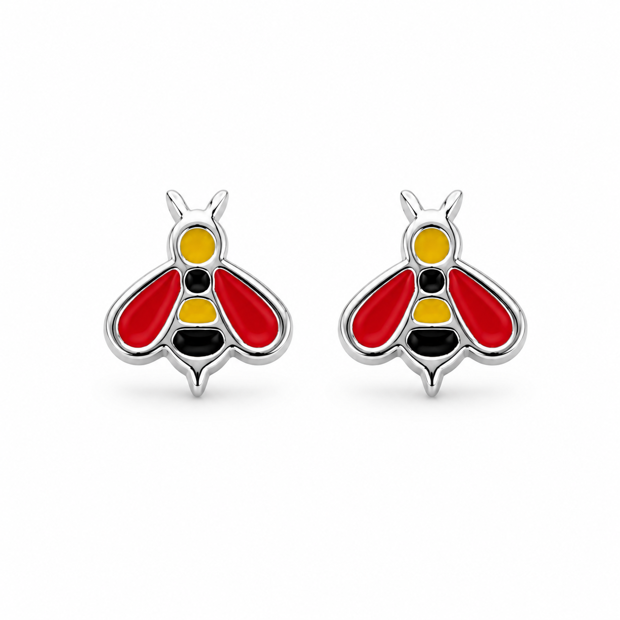HONEY BEE — ΠΑΙΔΙΚΑ ΚΑΡΦΩΤΑ ΣΚΟΥΛΑΡΙΚΙΑ ΑΣΗΜΙ 925 ΜΕΛΙΣΣΑ ΣΜΑΛΤΟ