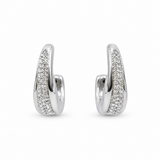 DECO HOOP — ΣΚΟΥΛΑΡΙΚΙΑ ΑΣΗΜΙ 925 ΚΡΙΚΟΙ CHUNKY ΖΙΡΓΚΟΝ PAVÉ ELECTROFORMING