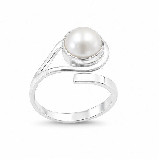 SPIRAL PEARL — ΔΑΧΤΥΛΙΔΙ ΑΣΗΜΙ BYPASS ΜΑΡΓΑΡΙΤΑΡΙ