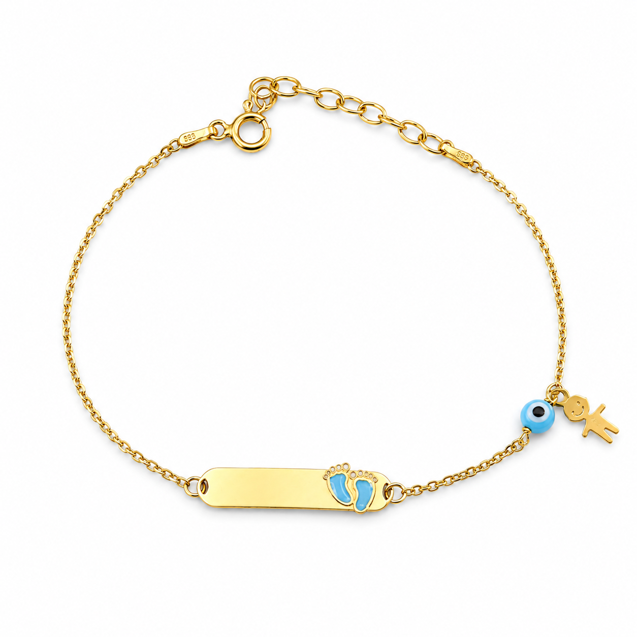 BABY FEET BOY ID — ΠΑΙΔΙΚΗ ΤΑΥΤΟΤΗΤΑ ΕΠΙΧΡΥΣΗ ΠΑΤΟΥΣΑΚΙΑ ΜΑΤΙ ΑΓΟΡΑΚΙ