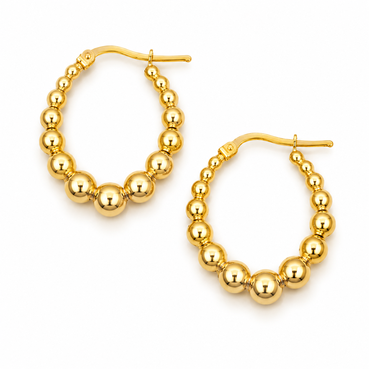 PEARL DROP HOOPS — ΣΚΟΥΛΑΡΙΚΙΑ ΚΡΙΚΟΙ ΑΣΗΜΙ 925 ΕΠΙΧΡΥΣΑ ΜΠΙΛΙΕΣ ΓΡΑΔΑΡΙΣΤΕΣ