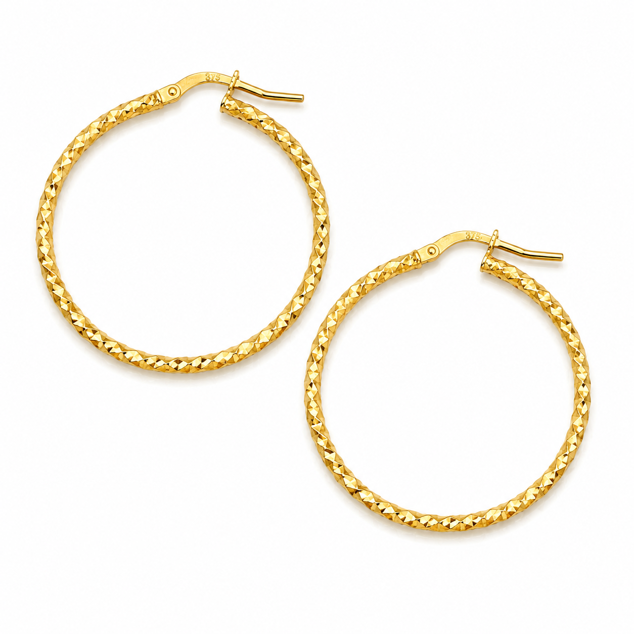 SPARKLE WIRE HOOPS — ΣΚΟΥΛΑΡΙΚΙΑ ΚΡΙΚΟΙ ΑΣΗΜΙ 925 ΕΠΙΧΡΥΣΑ ΛΕΠΤΟ ΦΑΣΕΤΟ ΣΧΕΔΙΟ