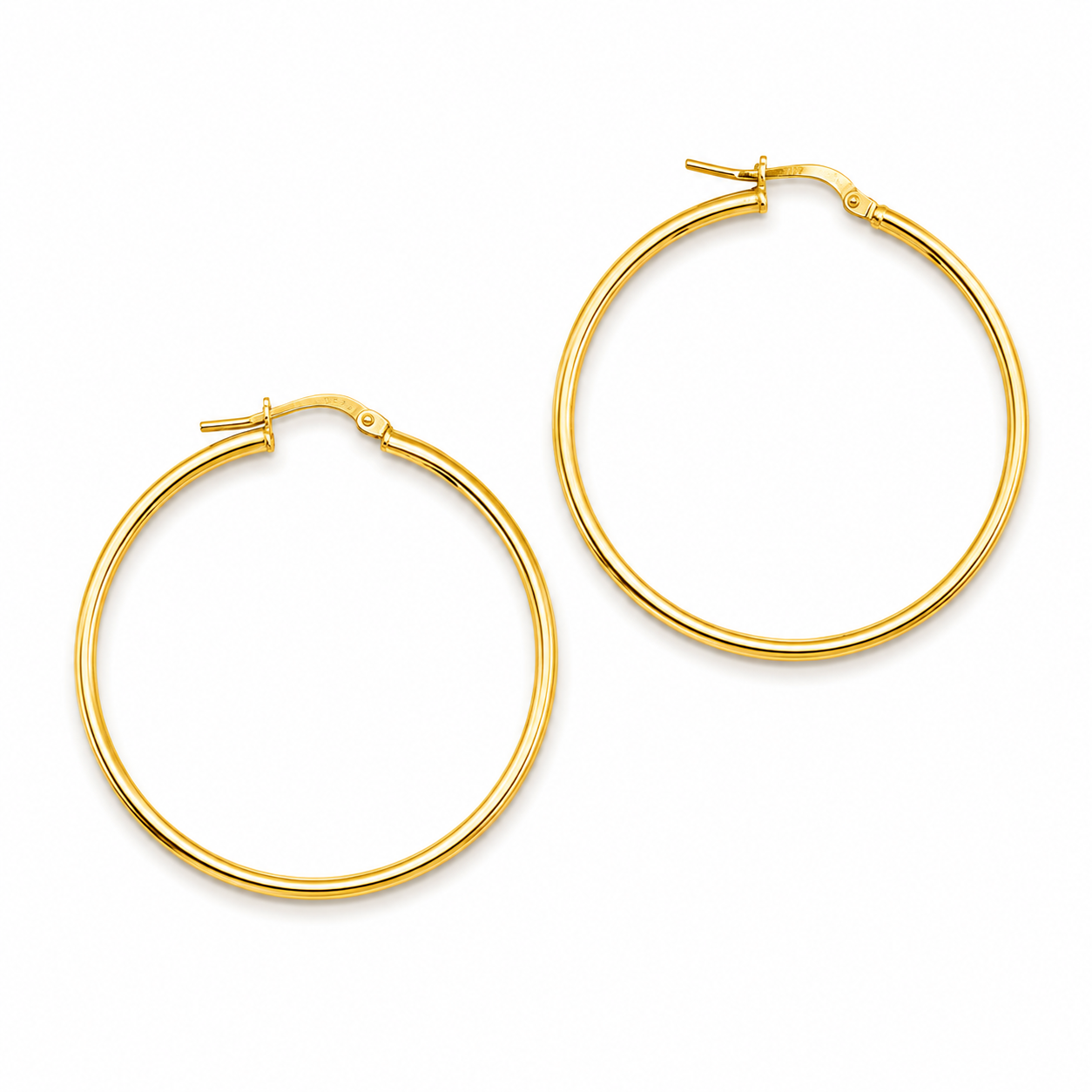 SLIM GOLD CIRCLES — ΣΚΟΥΛΑΡΙΚΙΑ ΚΡΙΚΟΙ ΑΣΗΜΙ 925 ΕΠΙΧΡΥΣΑ ΛΕΠΤΟ ΣΧΕΔΙΟ 4ΕΚ
