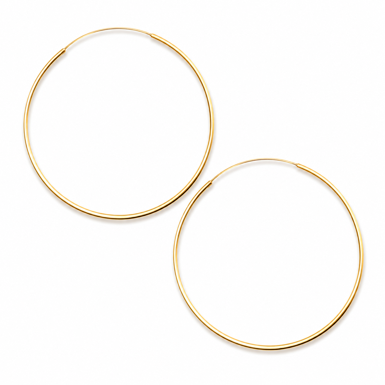 WHISPER WIRE HOOPS — ΣΚΟΥΛΑΡΙΚΙΑ ΚΡΙΚΟΙ ΑΣΗΜΙ 925 ΕΠΙΧΡΥΣΑ 8ΕΚ ΛΕΠΤΟ ΣΥΡΜΑ