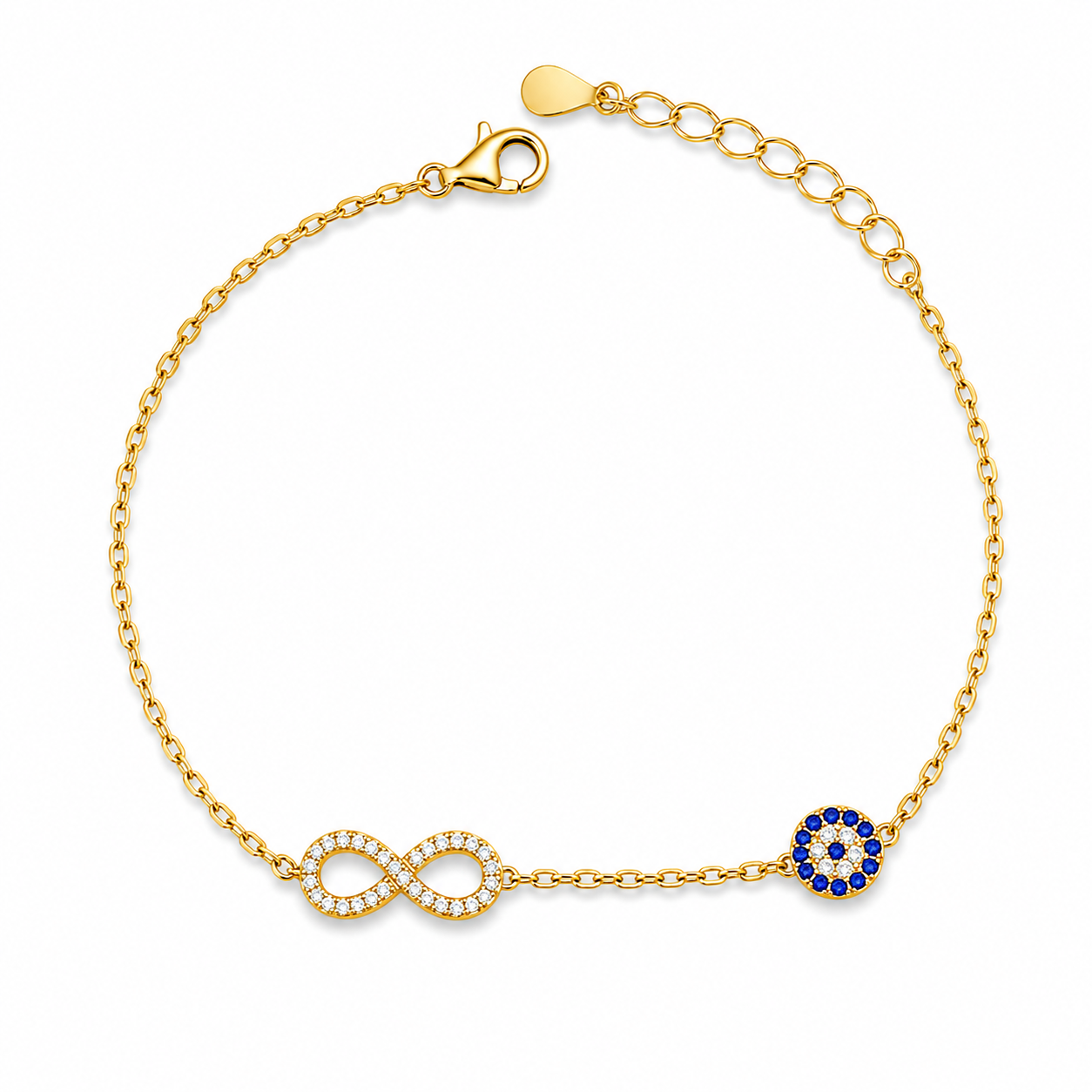 INFINITY MATI GOLD — ΒΡΑΧΙΟΛΙ INFINITY ΜΑΤΙ ΕΠΙΧΡΥΣΟ 18Κ ΖΙΡΓΚΟΝ