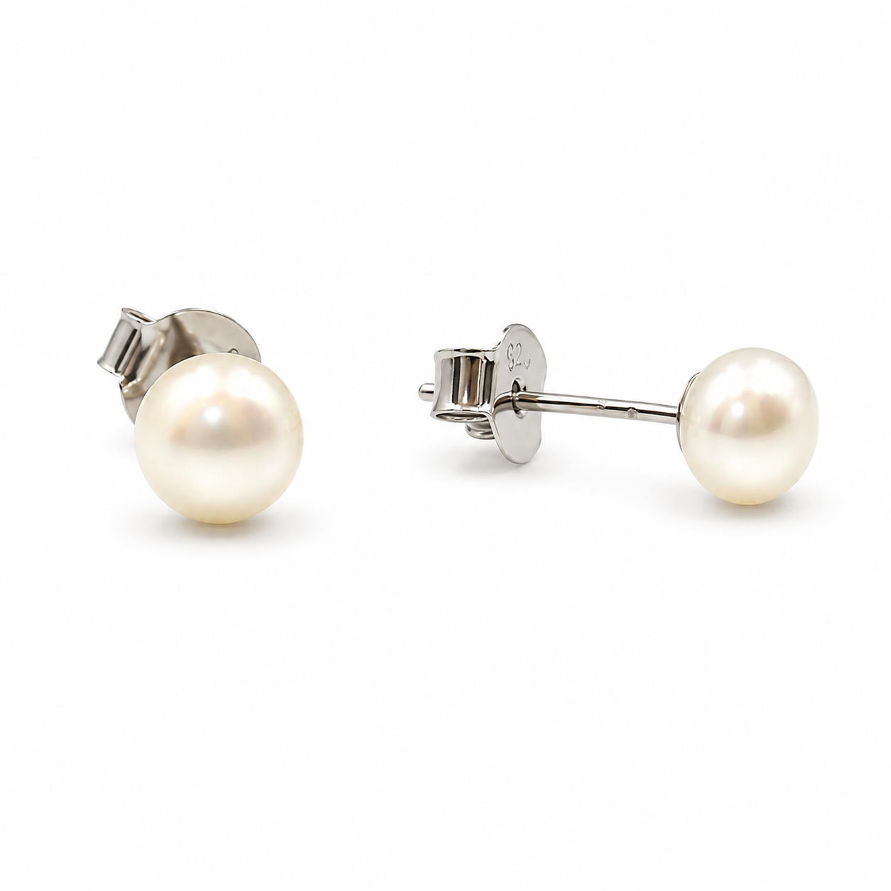 TINY PEARL STUDS — ΣΚΟΥΛΑΡΙΚΙΑ ΚΑΡΦΩΤΑ ΑΣΗΜΙ 925 ΜΙΚΡΟ ΜΑΡΓΑΡΙΤΑΡΙ ΓΛΥΚΟΥ ΝΕΡΟΥ