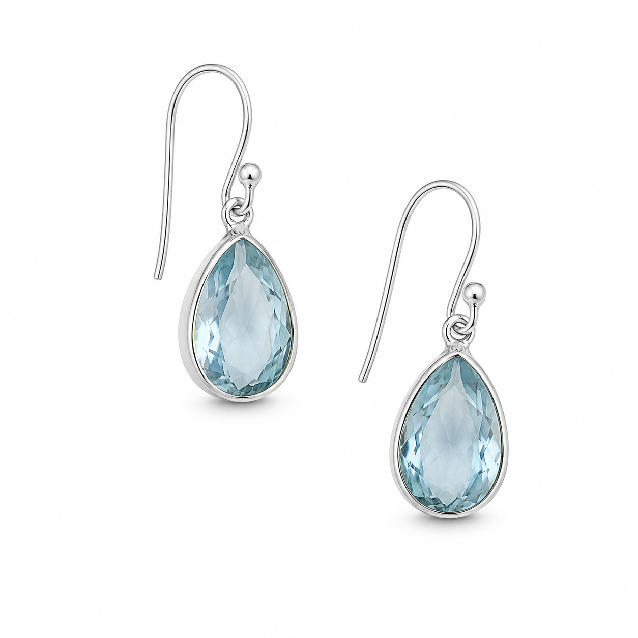 AQUAMARINE TEARDROP DROPS — ΣΚΟΥΛΑΡΙΚΙΑ ΚΡΕΜΑΣΤΑ ΑΣΗΜΙ 925 ΜΕ ΠΕΤΡΑ ΑΚΟΥΑΜΑΡΙΝ